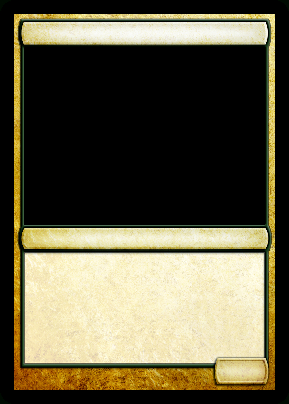 Blank Magic Card Template