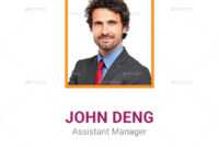 Multipurpose Business Id Card Templatedotnpix | Graphicriver with Sample Of Id Card Template