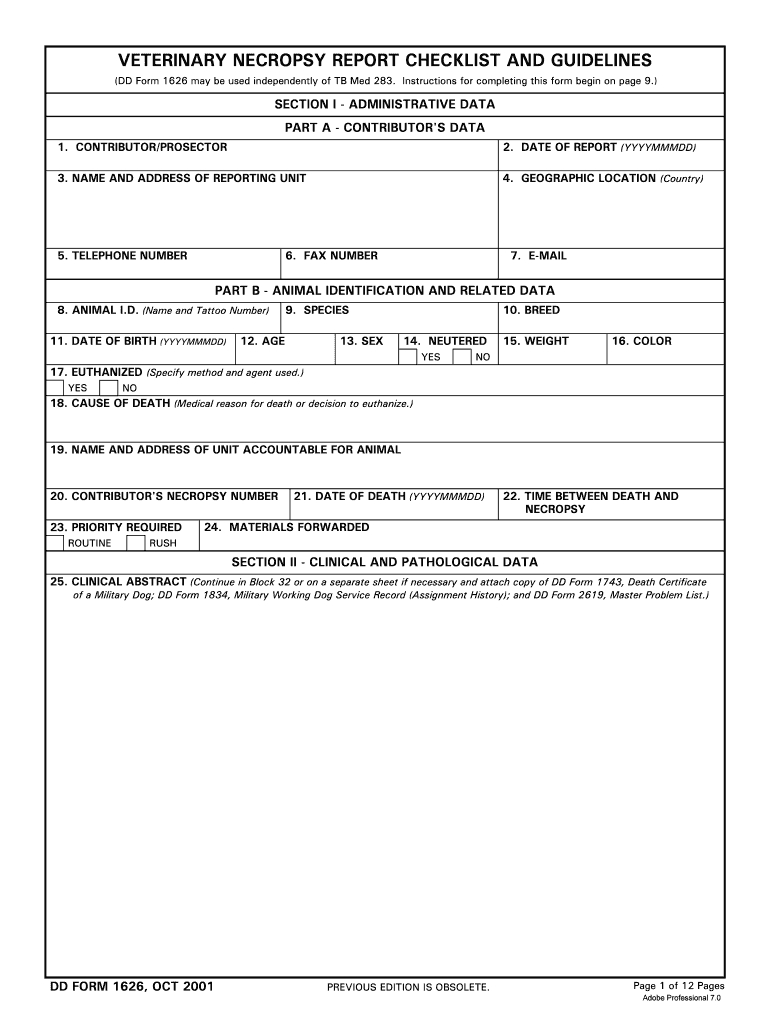 Autopsy Report Template