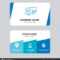 Network Business Card Design Template — Stock Vector With Networking Card Template