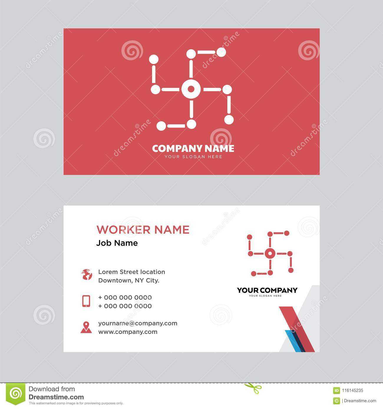 Networking Business Card Design Editorial Image For Networking Card Template