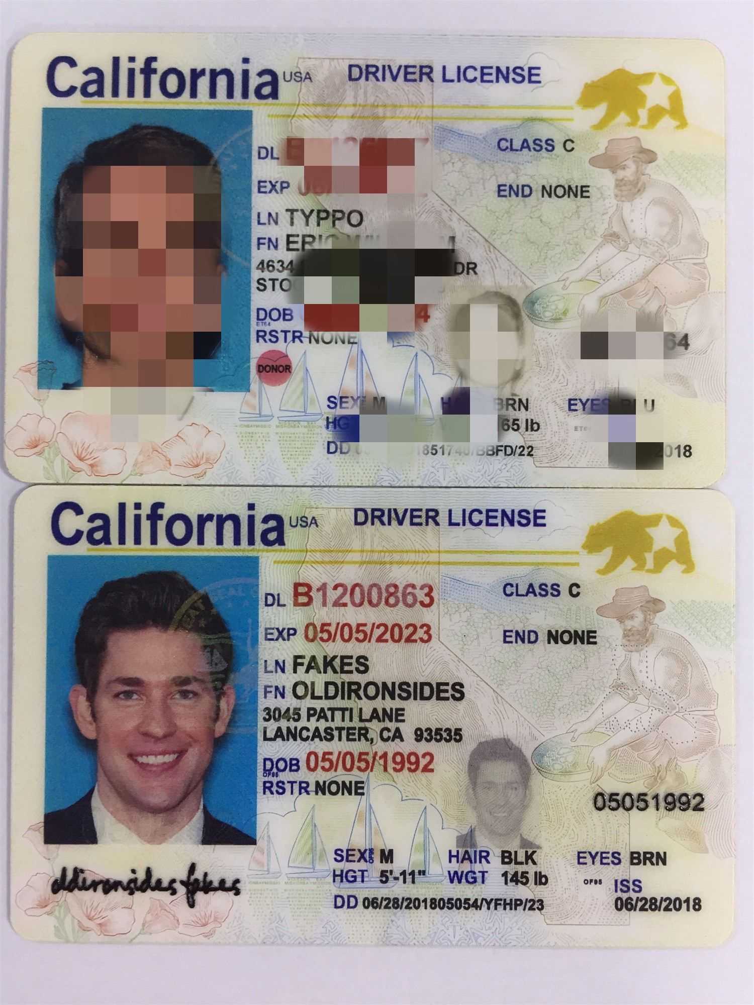 New California Fake Id (New Ca Fake Id) Buy Registered Real Regarding Georgia Id Card Template