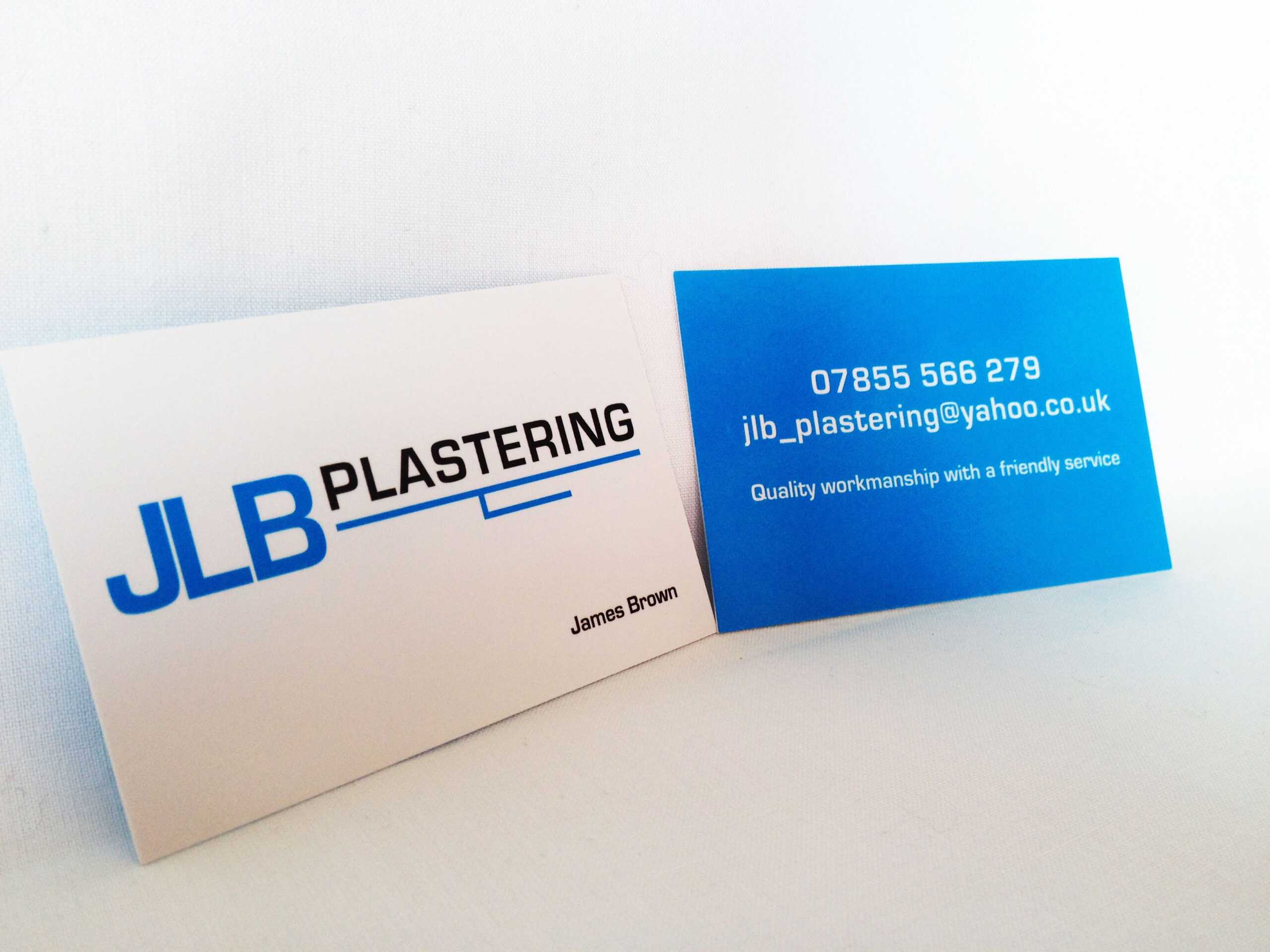 New Jlb Plastering Business Cards And Logo Design Pertaining To Plastering Business Cards Templates