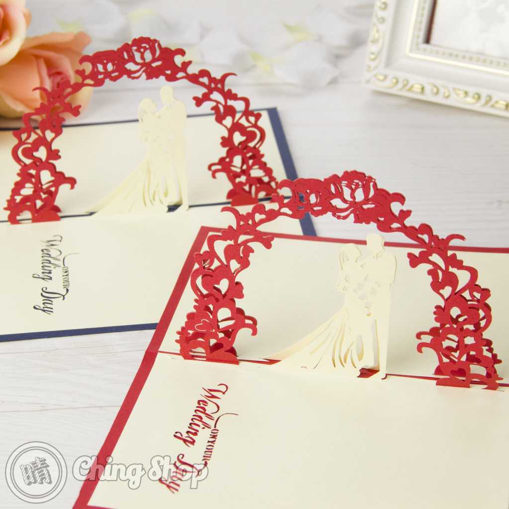 Newly Wed Bride & Groom Handmade 3D Pop Up Wedding Congratulations Card Inside Pop Up Wedding Card Template Free