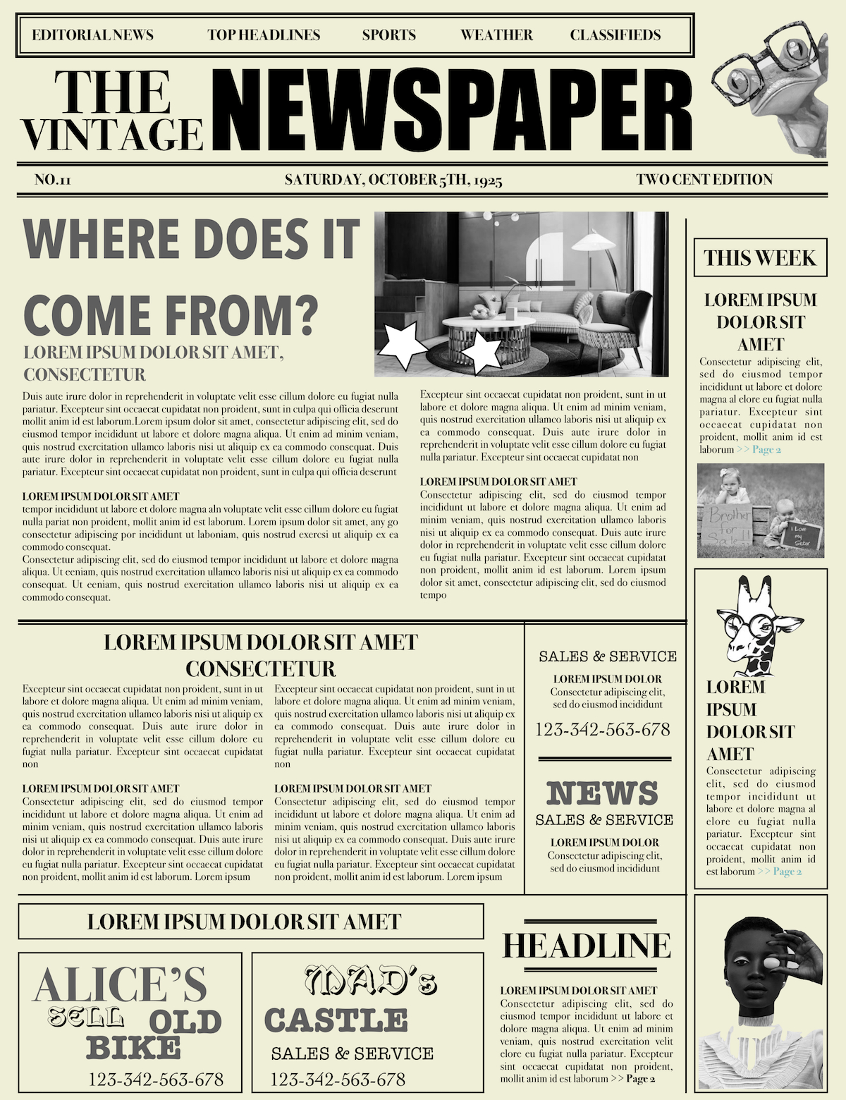 Newspaper Layout Newspaper Format Newspaper Generator Free With Old Newspaper Template Word Free