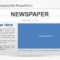 Newspaper Powerpoint Template Within Newspaper Template For Powerpoint