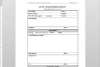 Nonconformance Report Iso Template | Qp1030-1 pertaining to Quality Non Conformance Report Template