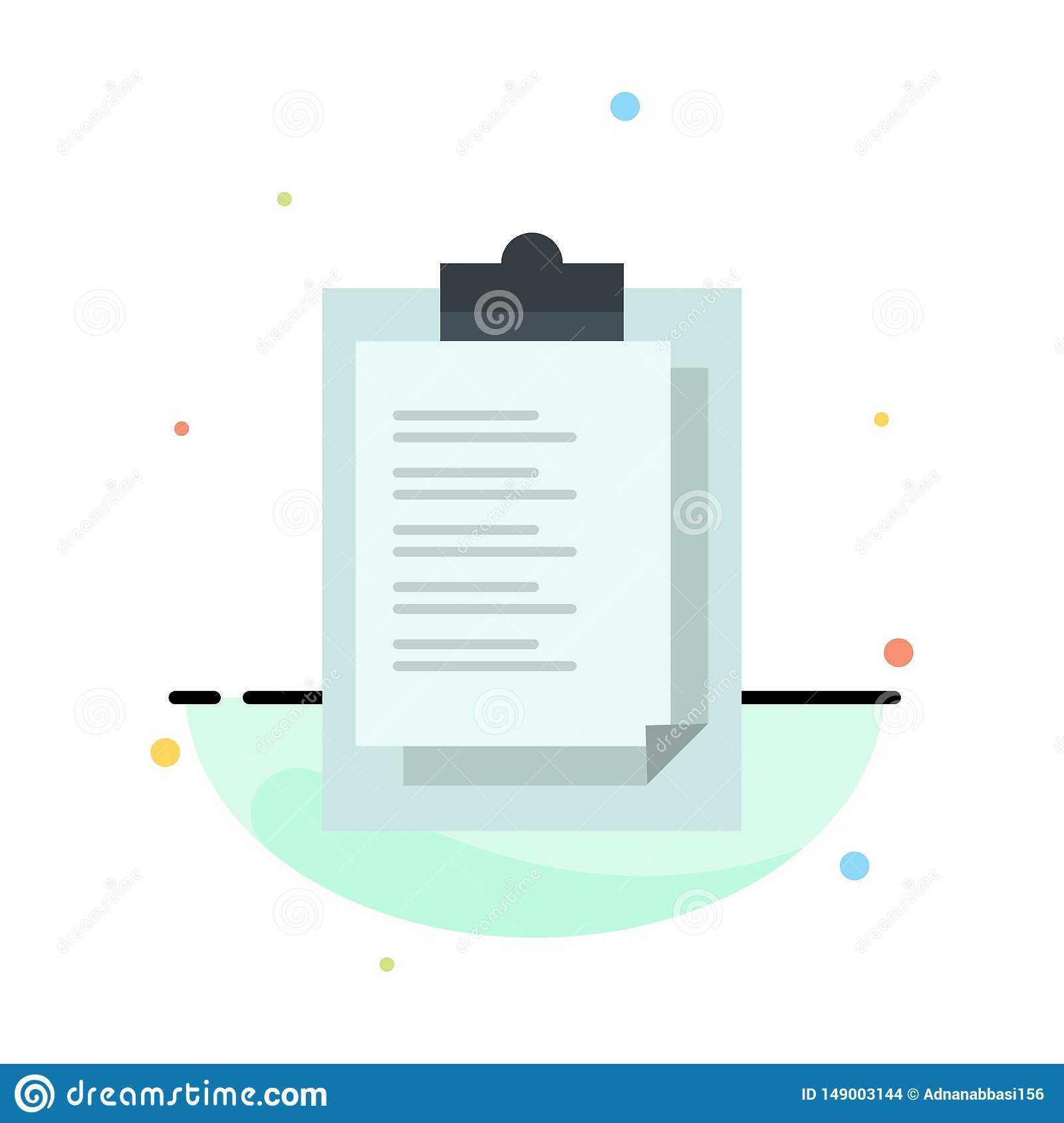 Notepad, Report Card, Result, Presentation Abstract Flat Within Result Card Template
