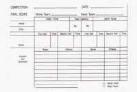 Organisation: Match Cards | Refereeing The Beautiful Game in Football Referee Game Card Template