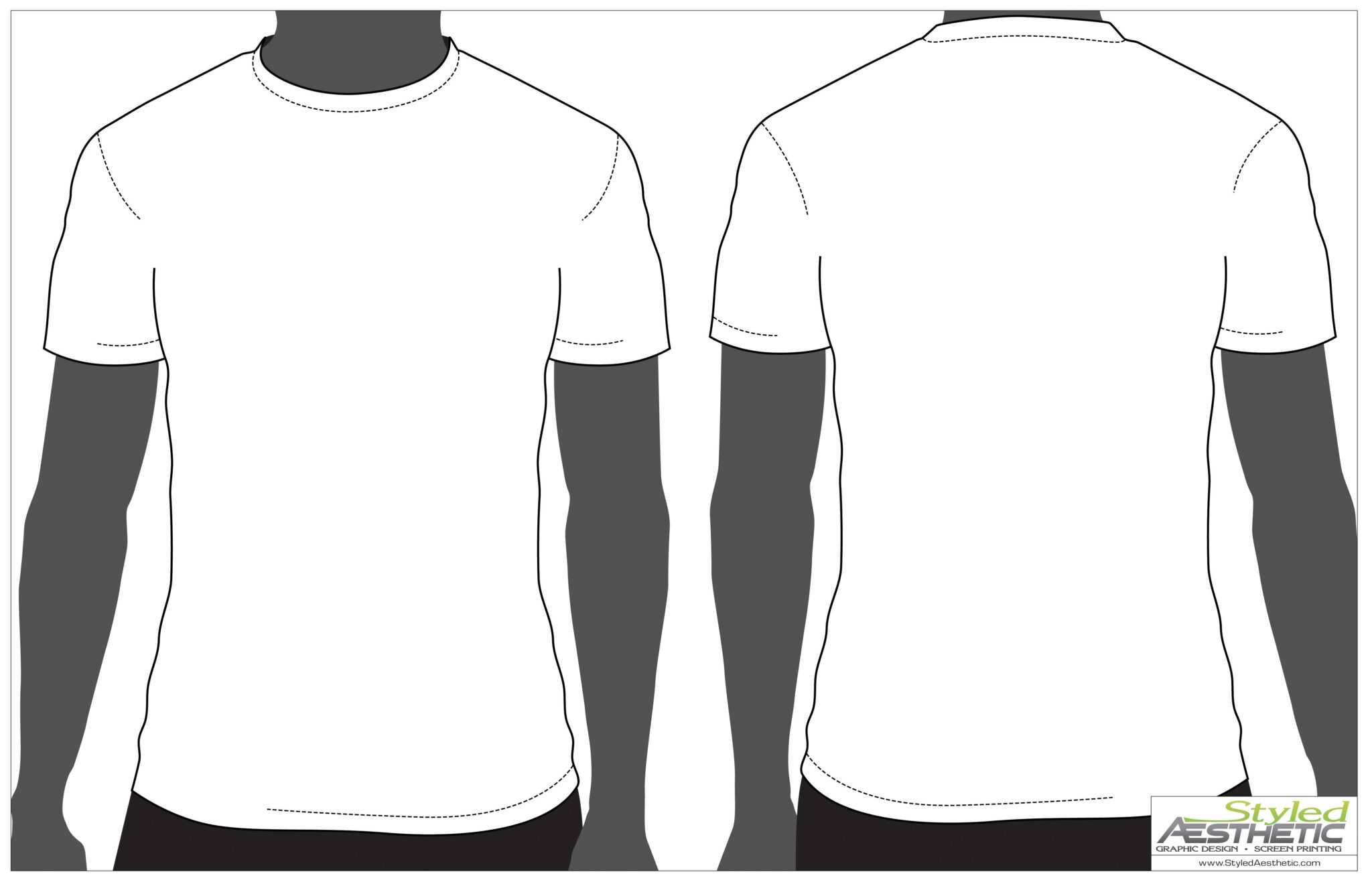 Outline Of A T Shirt Template | Free Download Best Outline For ...