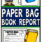 Paper Bag Book Report: Decorate A Paper Bag Based On A In Paper Bag Book Report Template