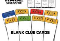Paper Perfection: Free &quot;amazing Race&quot; Birthday Party regarding Clue Card Template