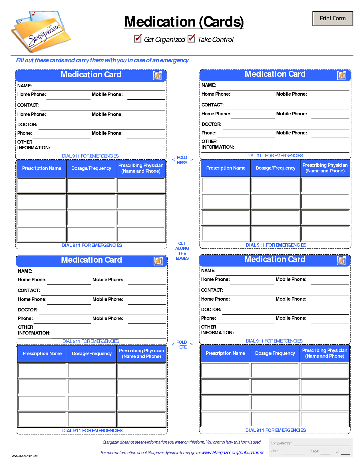 Patient Medication Card Template | Medication List, Medical Regarding Medical Alert Wallet Card Template