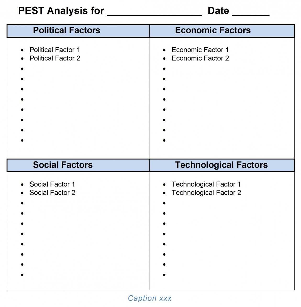 Pest Analysis Ms Word Template | Words, Templates Regarding Pestel Analysis Template Word