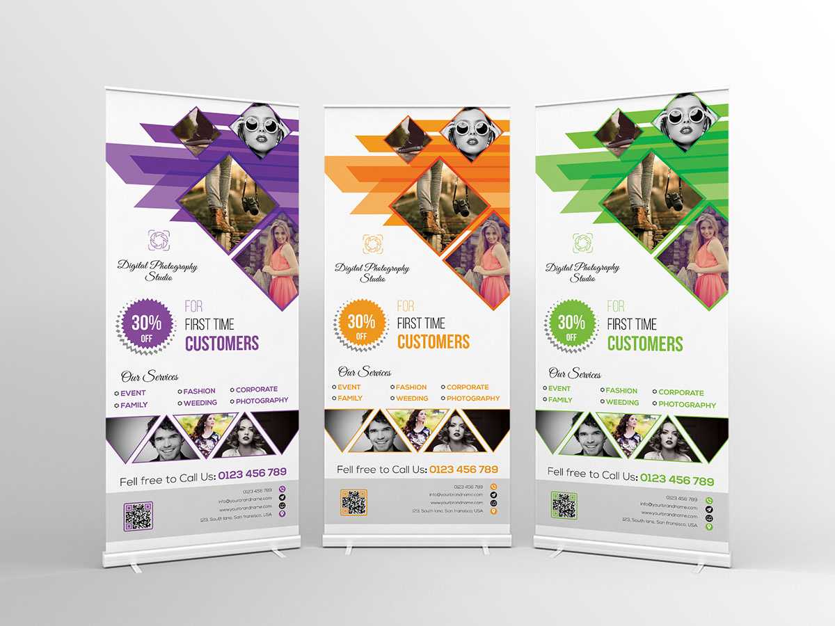 Photography Roll Up Banner Templatefaysal Ahmed Habib On In Photography Banner Template