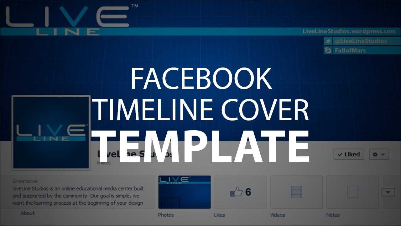 Photoshop Template: Facebook Timeline Cover (Psd File) For Photoshop Facebook Banner Template