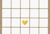 Pin On Bridal Shower with Blank Bridal Shower Bingo Template