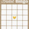 Pin On Bridal Shower with Blank Bridal Shower Bingo Template