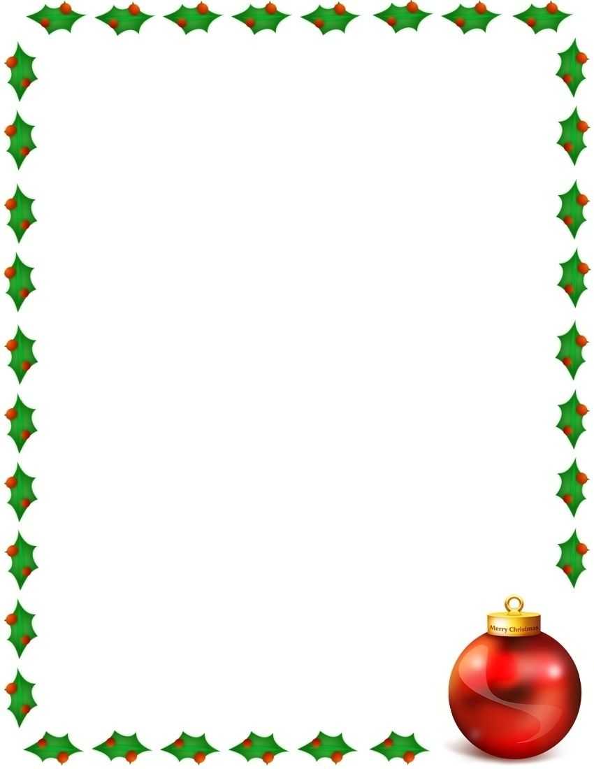 Pin On Classroom For Christmas Border Word Template