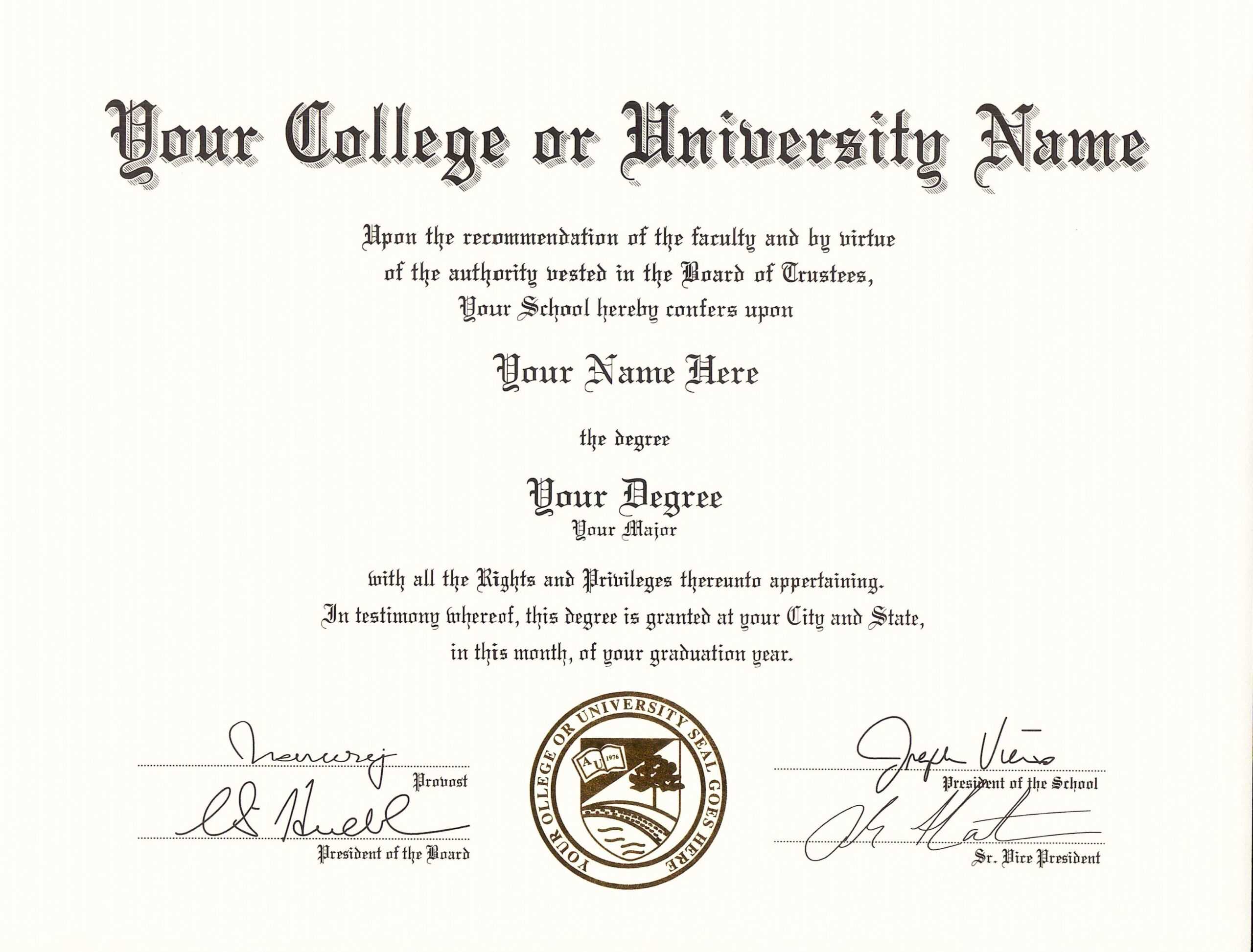 Pin On Fake University Certificates | Fake College Diploma Inside Fake Diploma Certificate Template