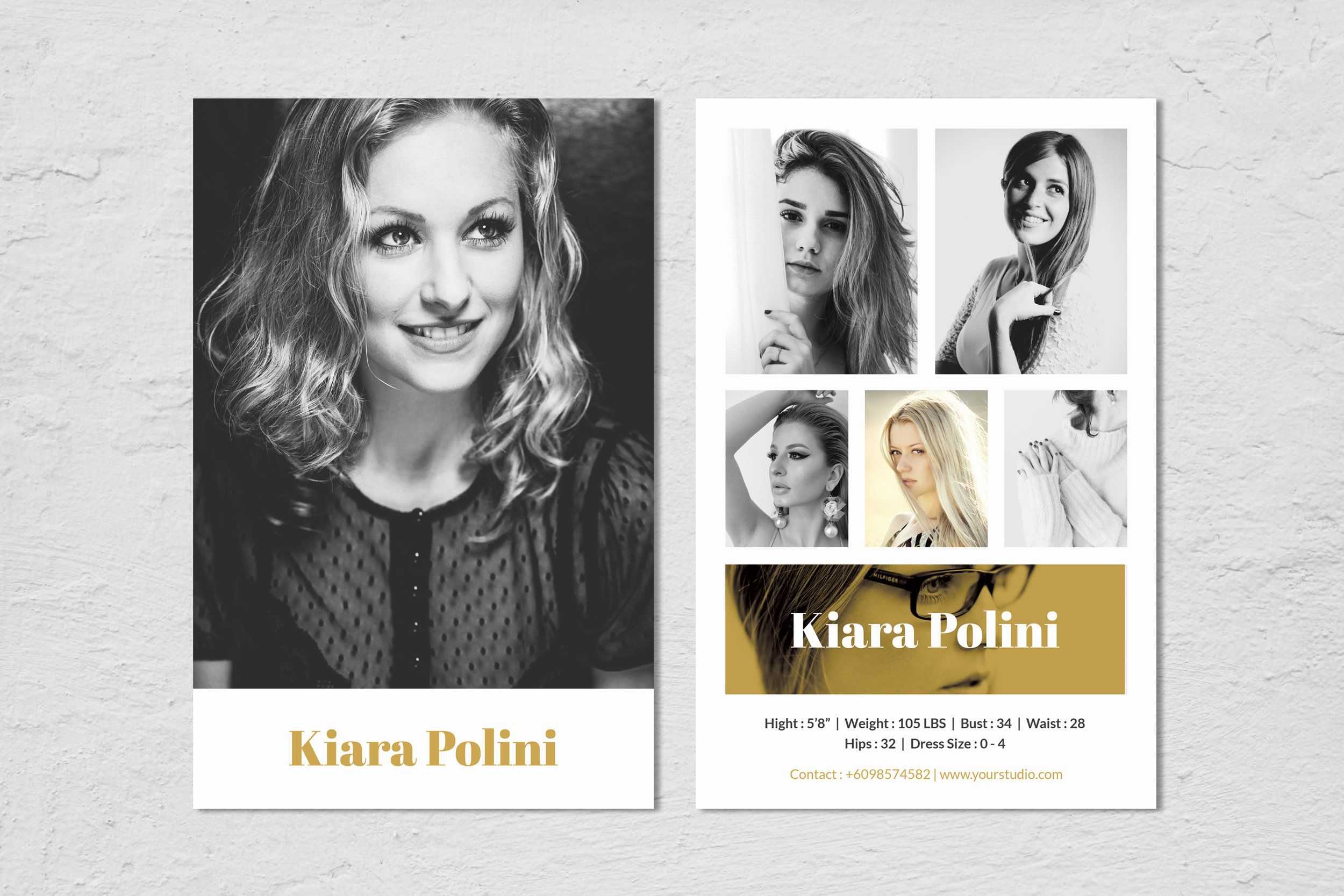 Pin On Model Comp Cards For Comp Card Template Download