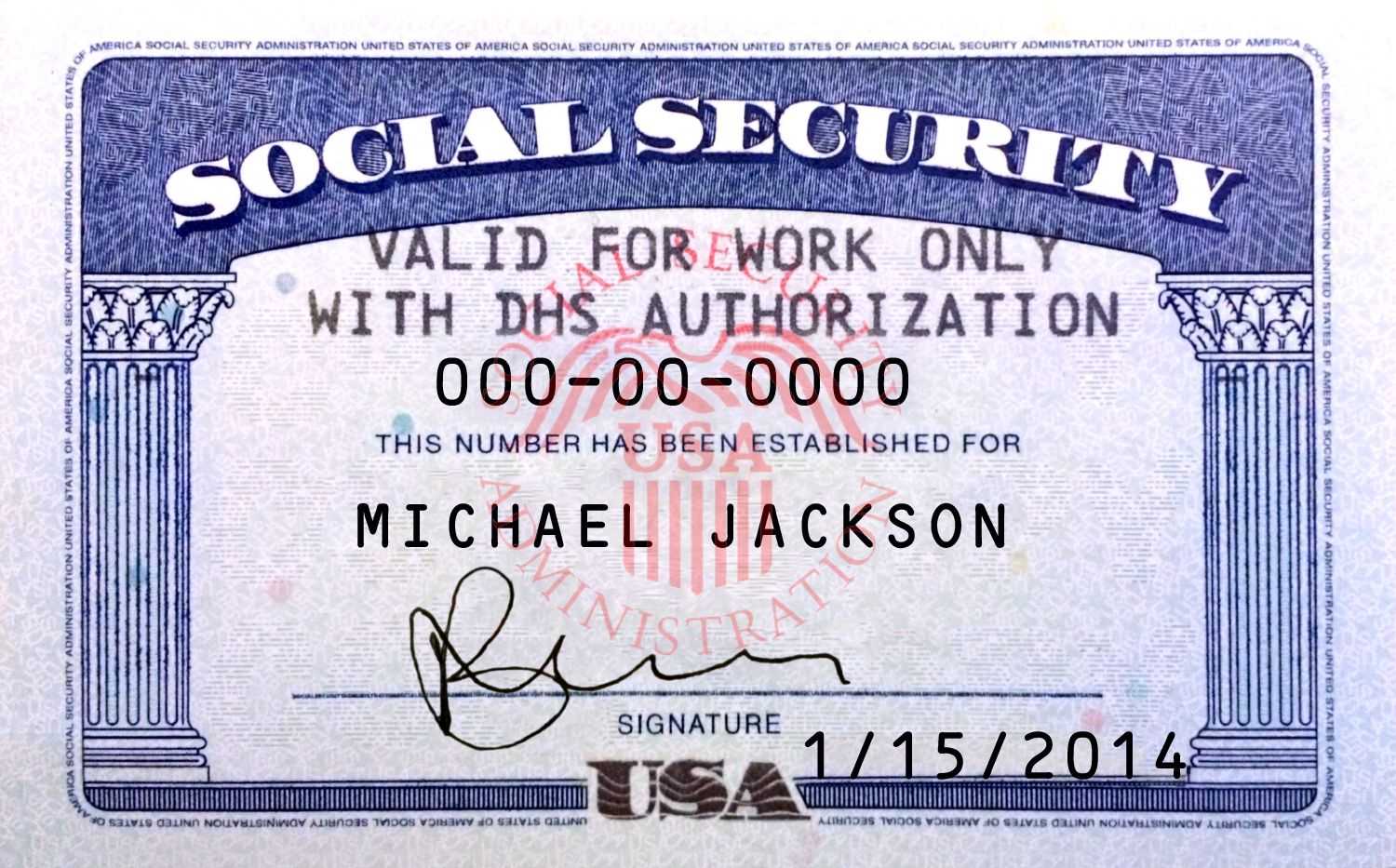 Pin On Novelty Psd Usa Ssn Template With Regard To Blank Social Security Card Template Download