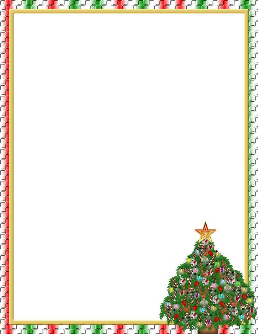 Pin On X Mas/clipart/collages/subway Inside Christmas Border Word Template