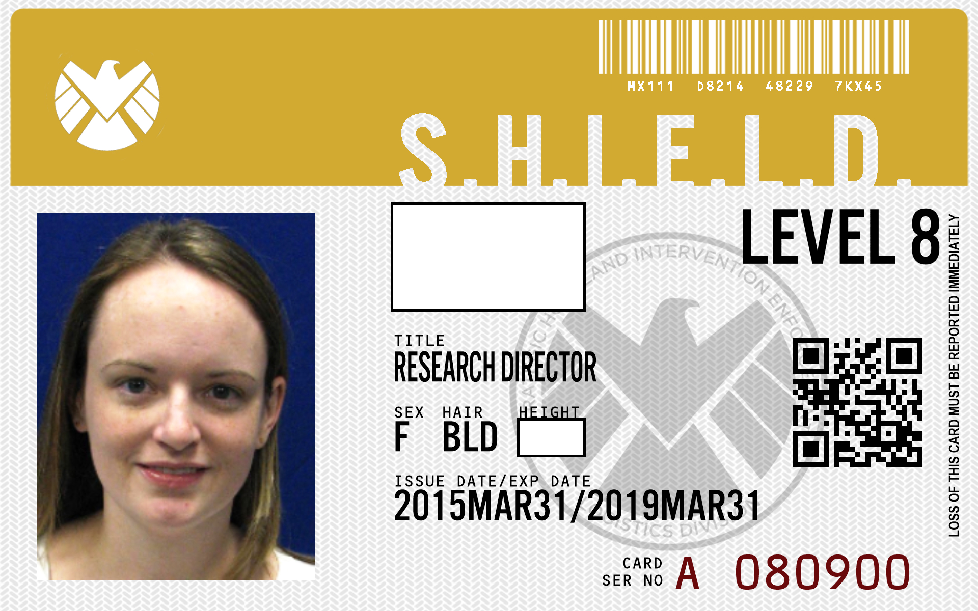Pinbrooklynn Meyer On Awesome | Agents Of Shield, Spy Throughout Shield Id Card Template