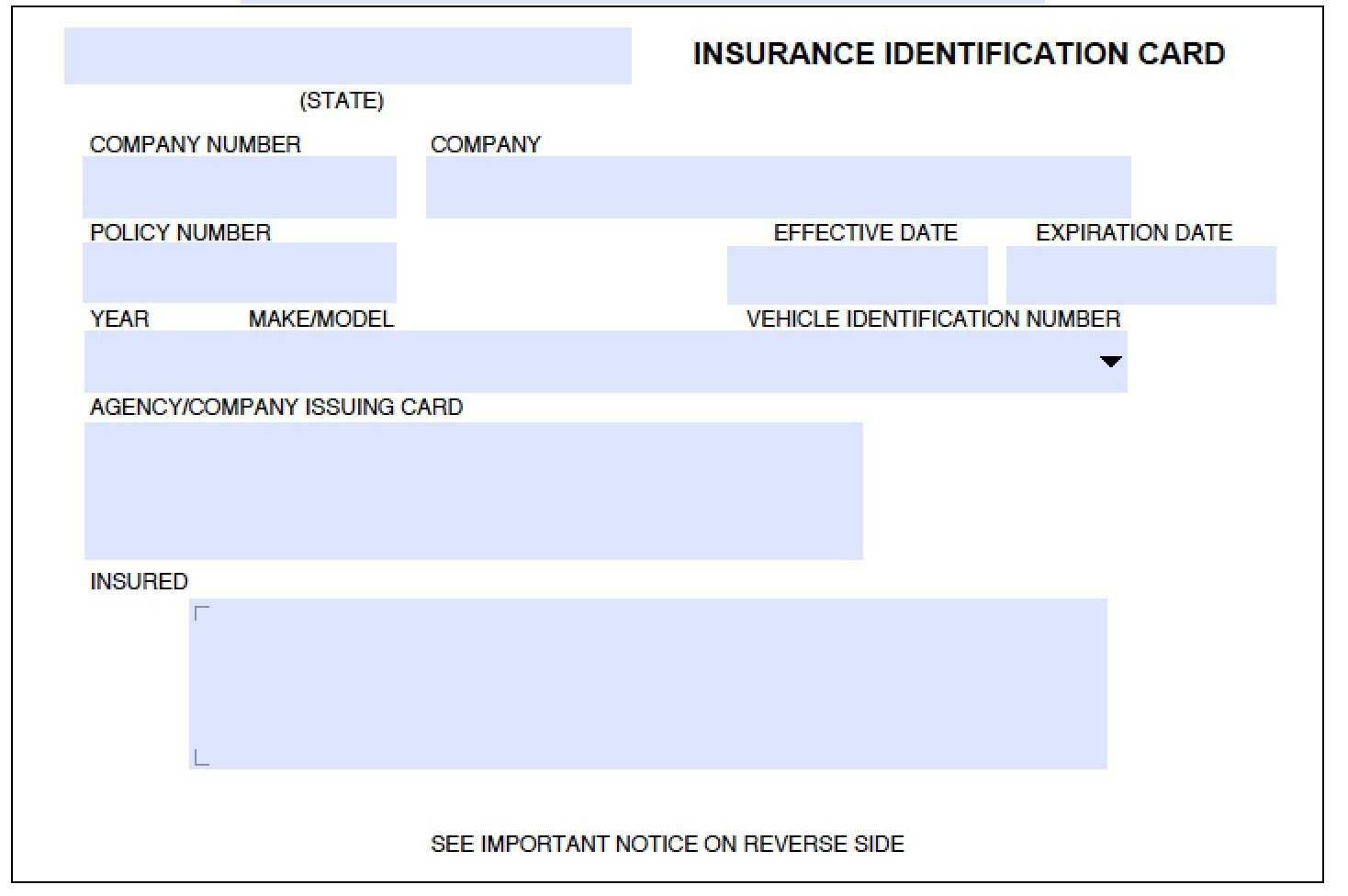 Pindinding 3D On Remplates And Resume In 2019 | Car In Auto Insurance Card Template Free Download