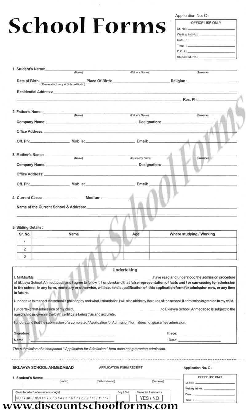 Pindiscount School Forms On Late Pass | School Admission In School Registration Form Template Word