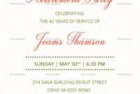 Pinm Haseem On Download | Retirement Party Invitations in Retirement Card Template