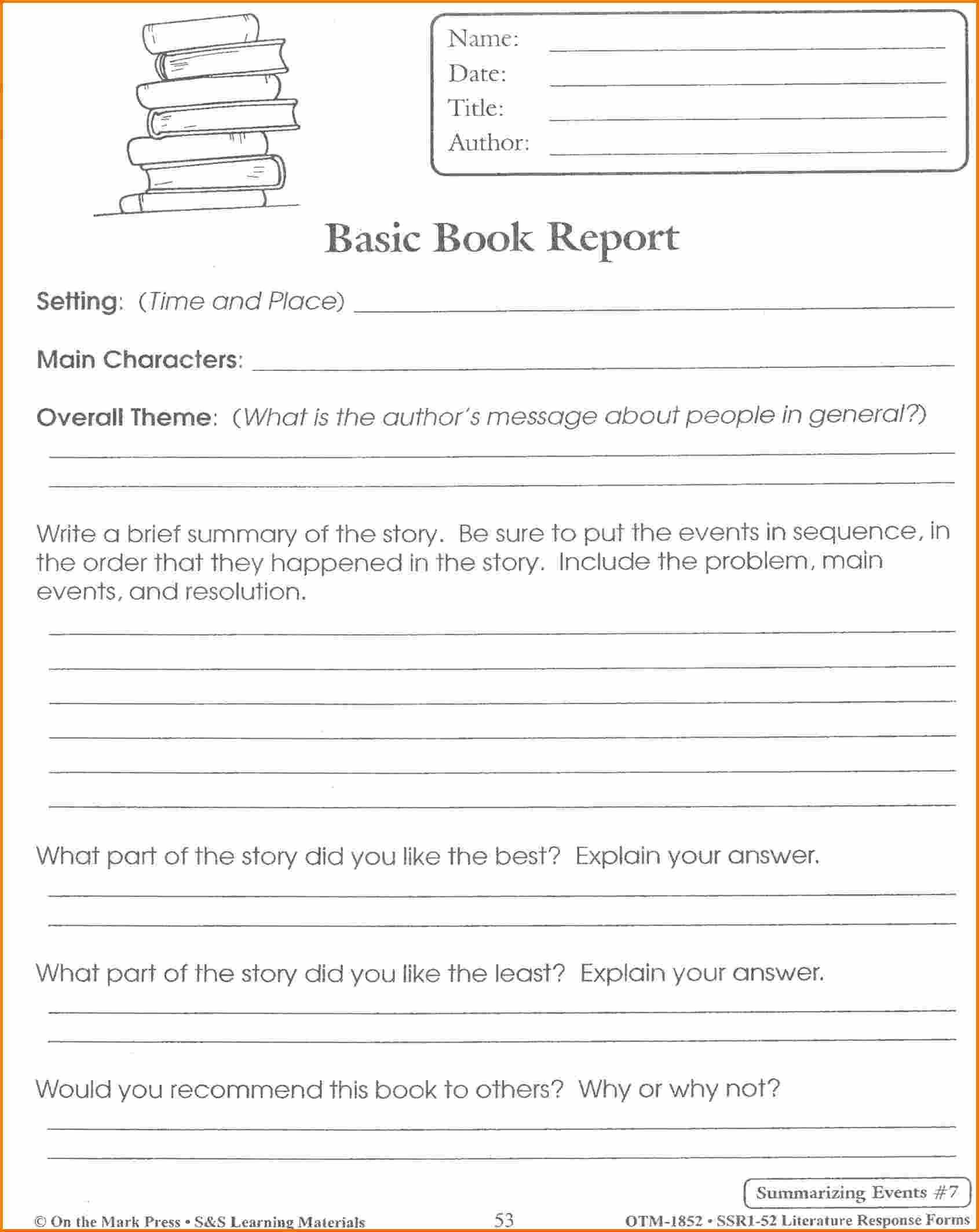 Pinmarcus Tong On Book | Book Report Templates, Book With Regard To 1St Grade Book Report Template