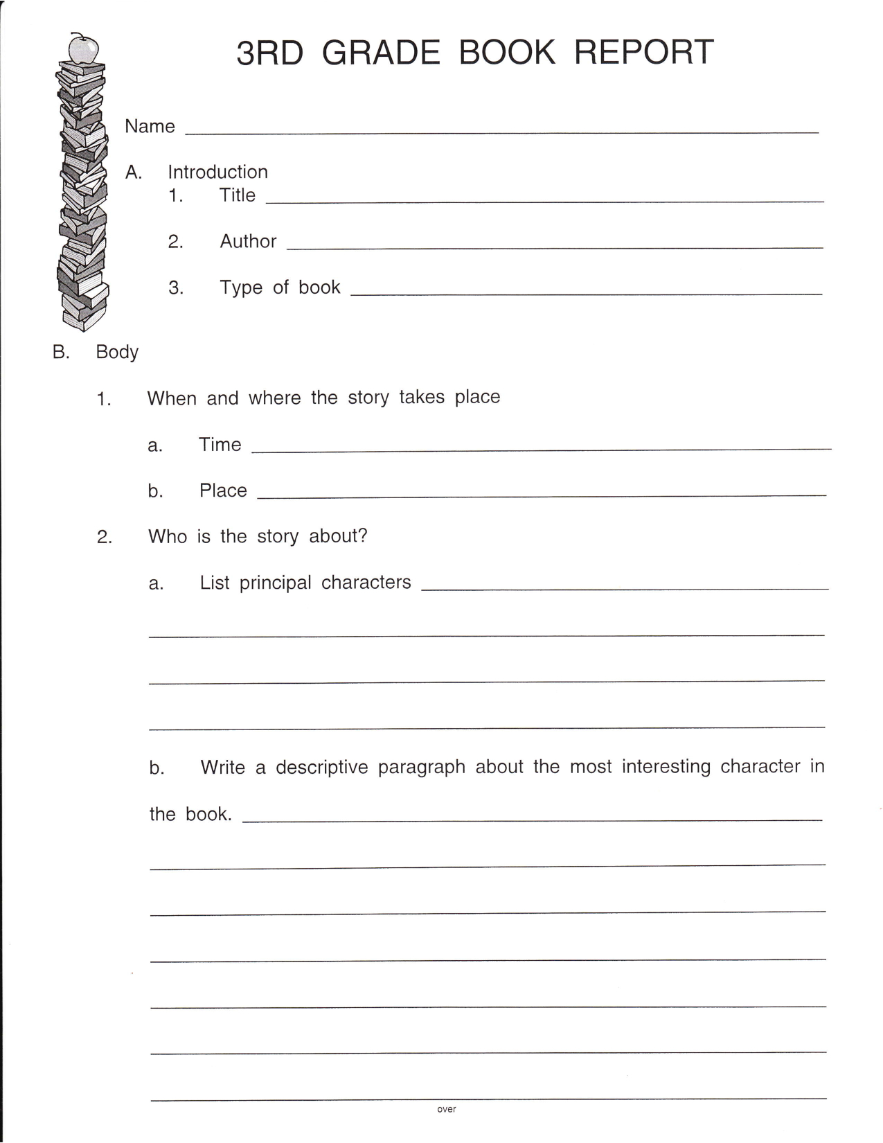 Pinshelena Schweitzer On Classroom Reading | Book Report Pertaining To 2Nd Grade Book Report Template