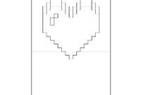 Pixel Heart Pop Up Card | Pop Up Card Templates, Heart Pop throughout Pop Out Heart Card Template
