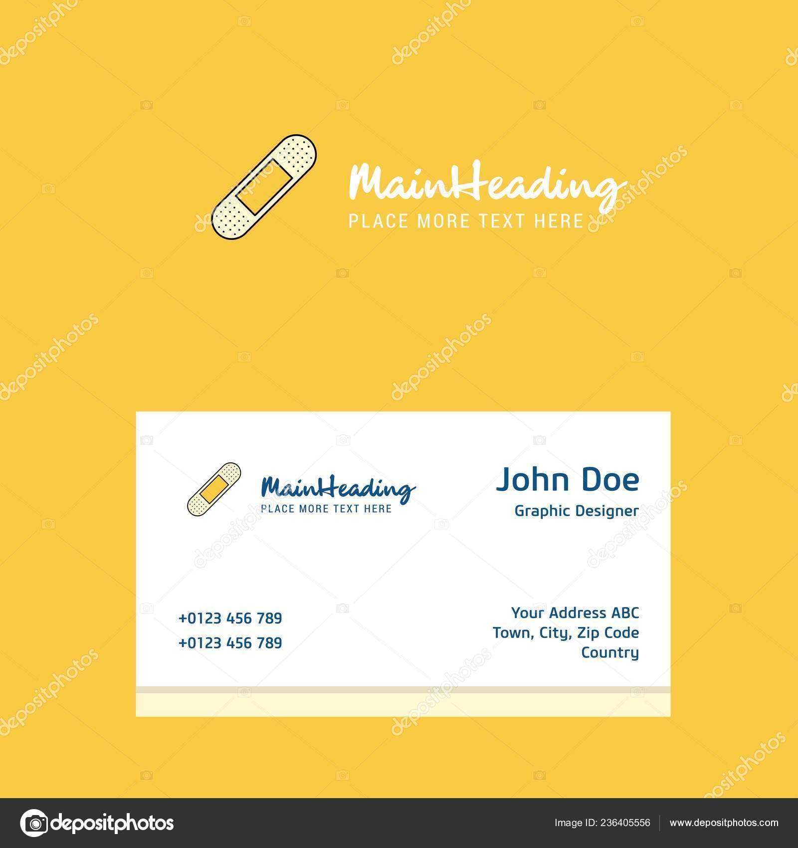 Plaster Logo Design Business Card Template Elegant Corporate Throughout Plastering Business Cards Templates
