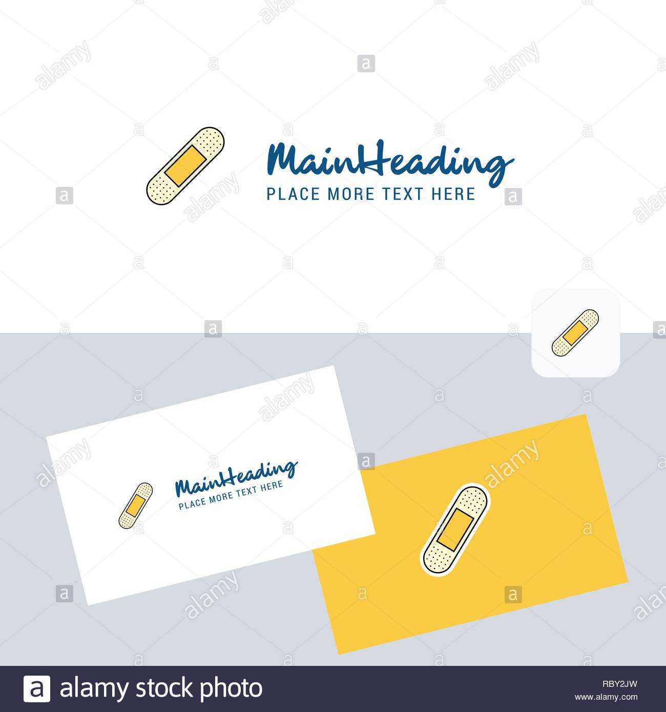 Plaster Vector Logotype With Business Card Template. Elegant Regarding Plastering Business Cards Templates