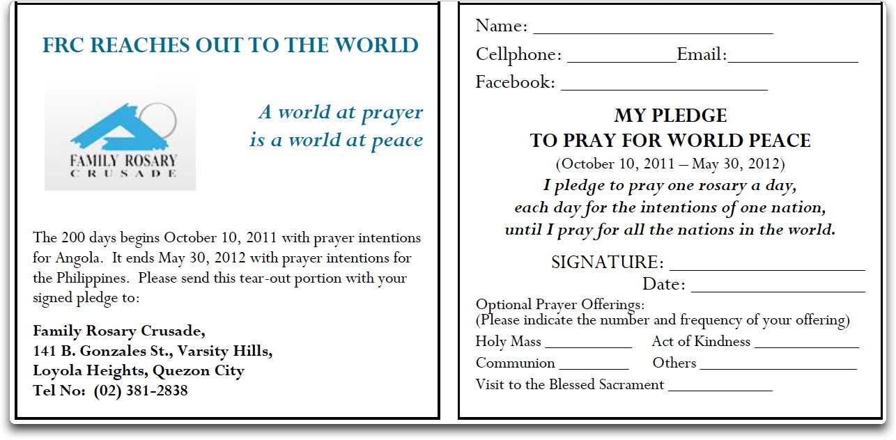 Pledge Template – Magdalene Project With Regard To Free Pledge Card Template