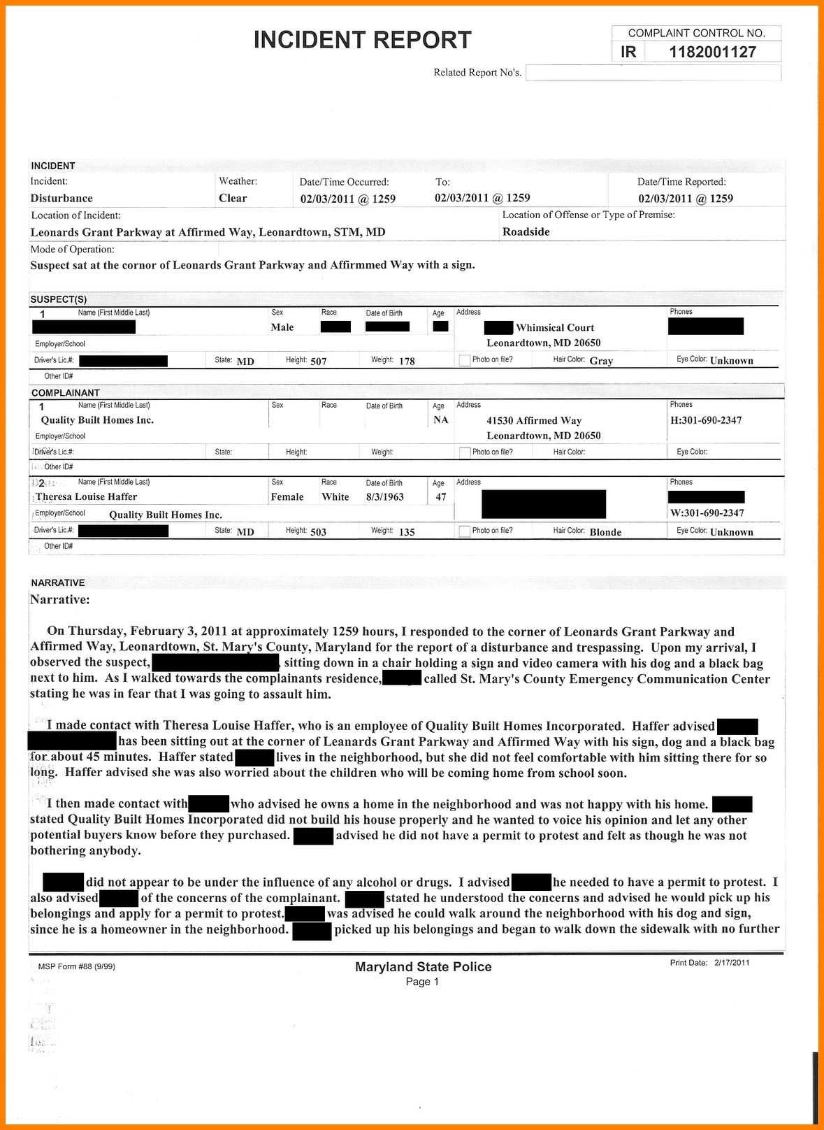 Police Report Template – Developing A Template Might Be A Pertaining To Ir Report Template