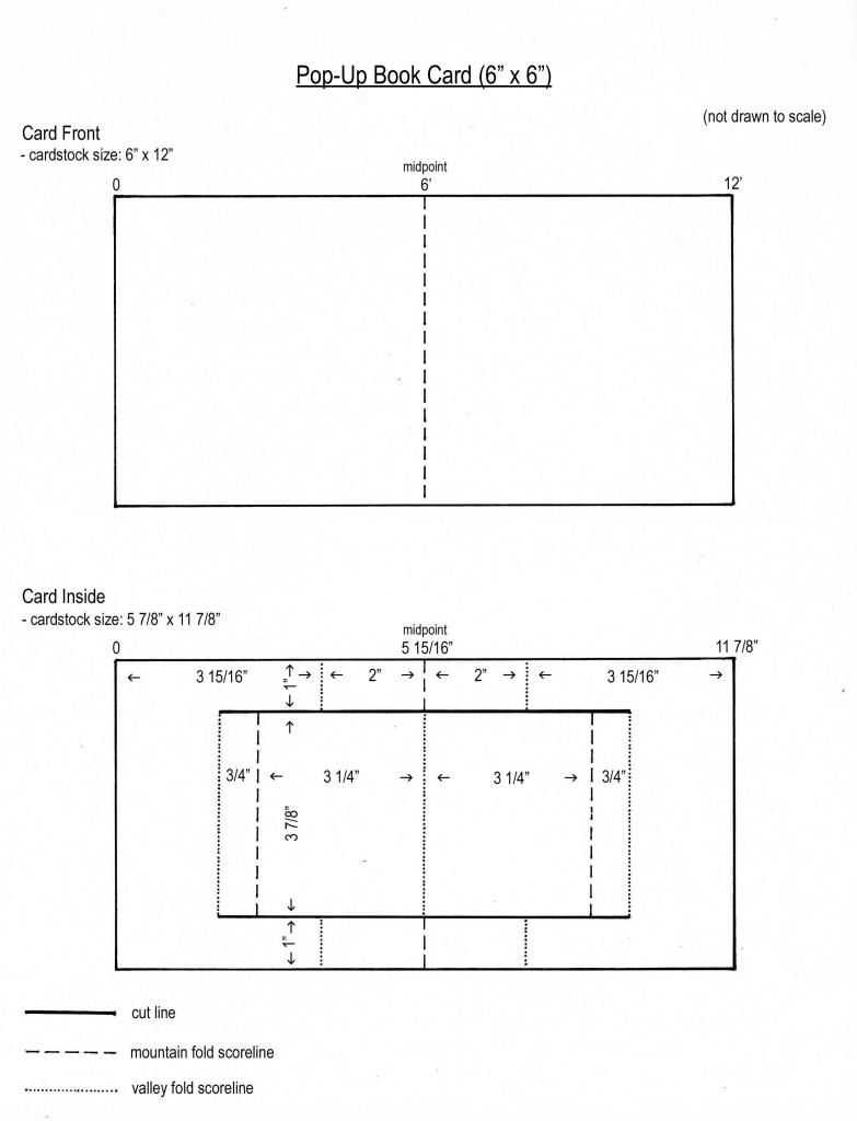 Pop Up Book Card Template From My Craft Room | Card Making Pertaining To Fold Out Card Template