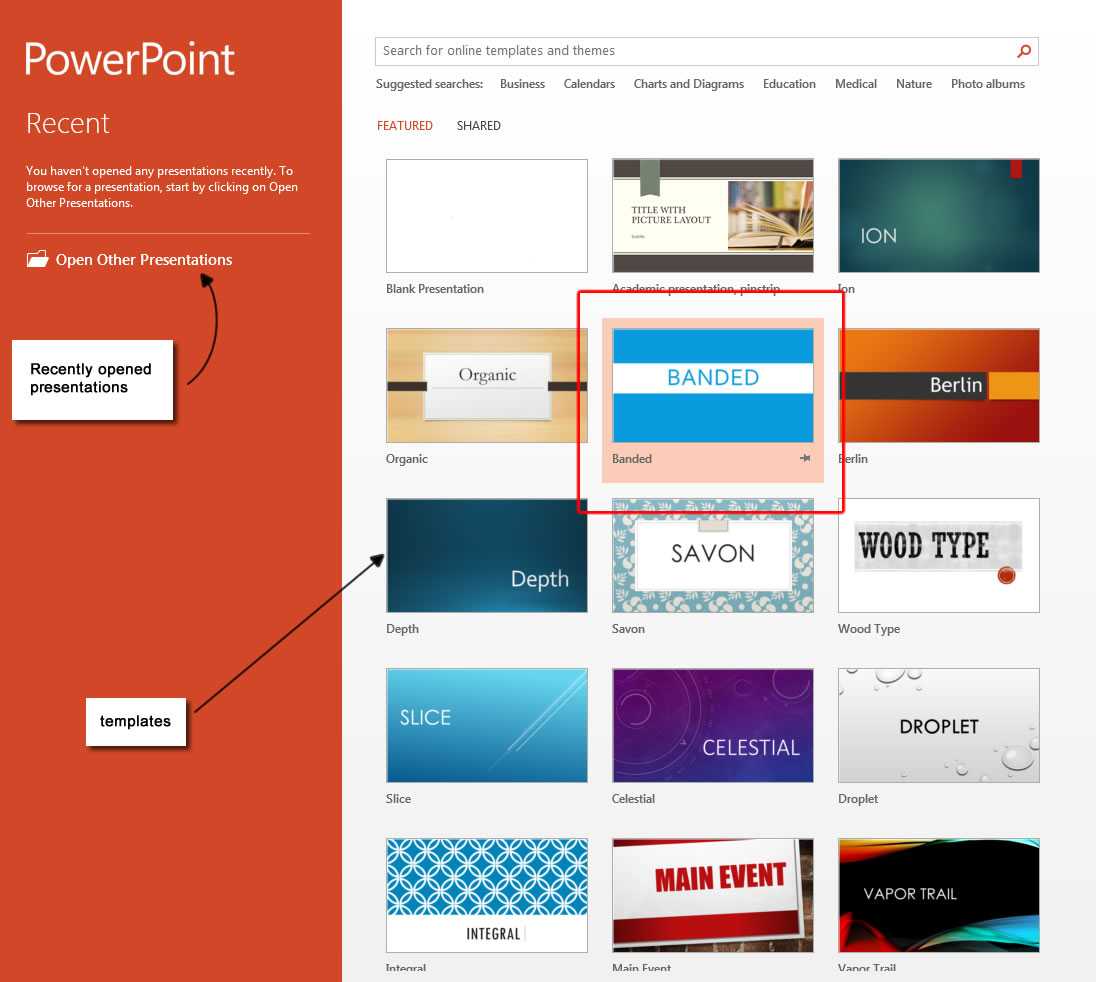 Powerpoint 2013 Templates – Microsoft Powerpoint 2013 Tutorials In What Is Template In Powerpoint