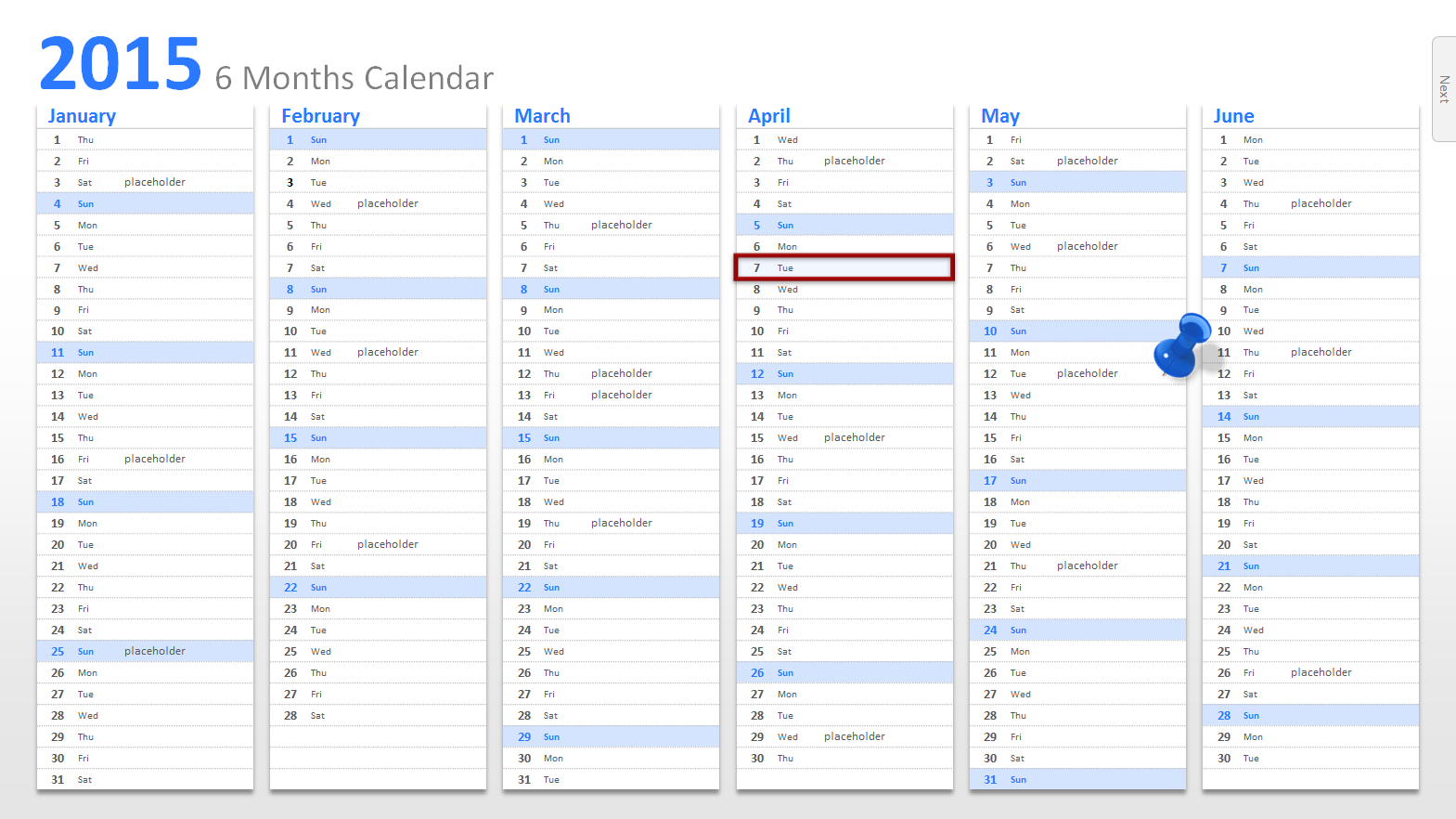 Powerpoint Calendar: The Perfect Start For 2015 For Powerpoint Calendar Template 2015