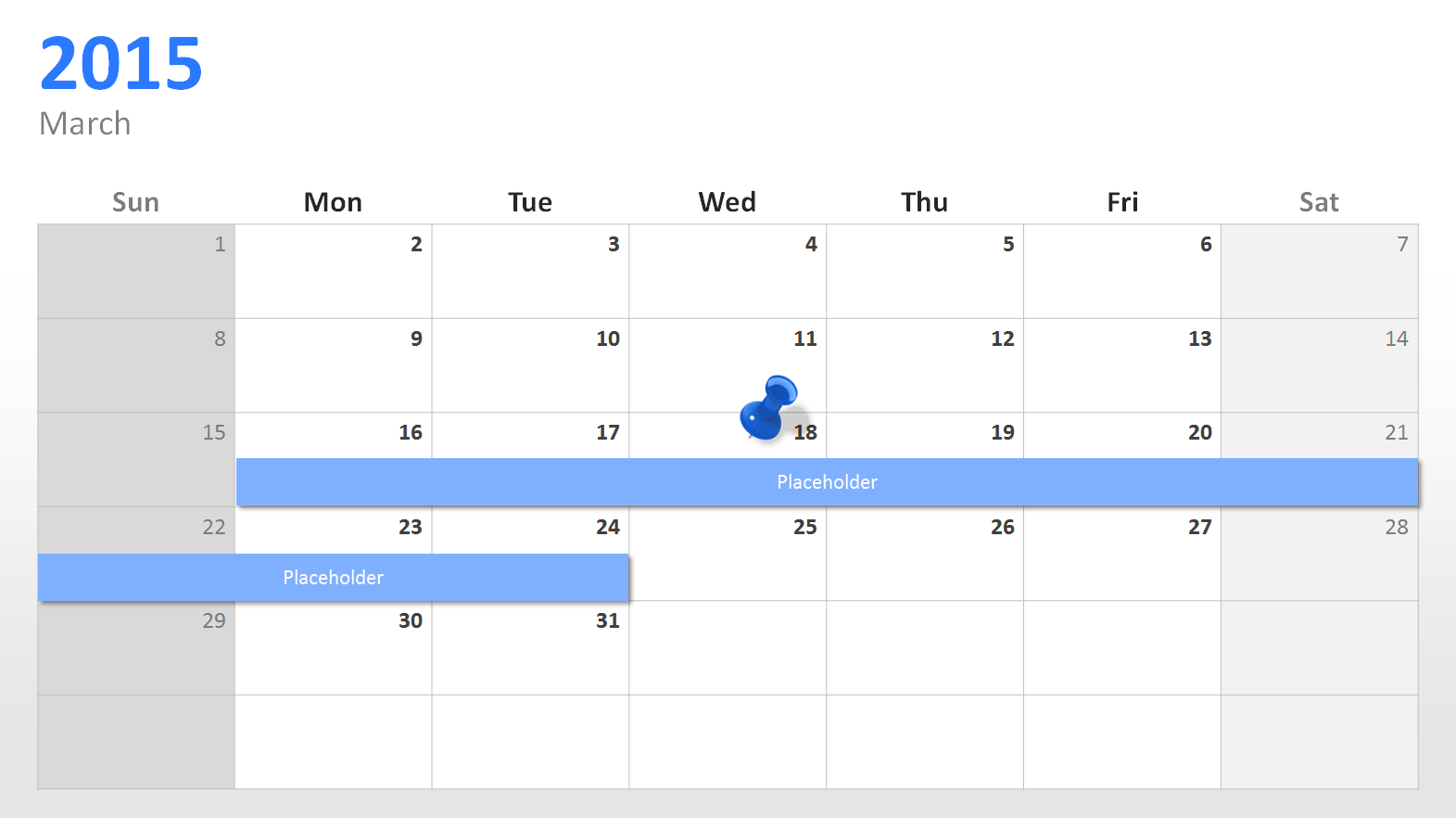 Powerpoint Calendar: The Perfect Start For 2015 Regarding Powerpoint Calendar Template 2015
