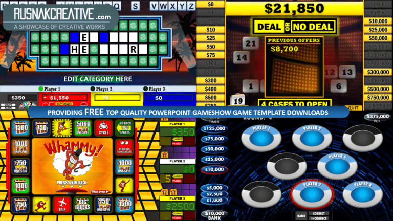 Powerpoint Game Show Templates – Customizeadding Your Intended For Quiz ...