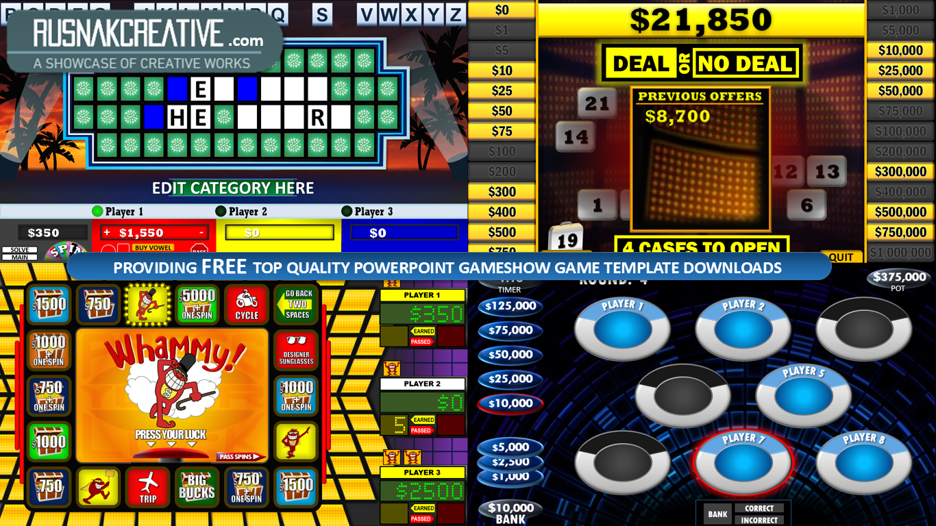 Powerpoint Game Show Templates – Customizeadding Your Intended For Quiz Show Template Powerpoint