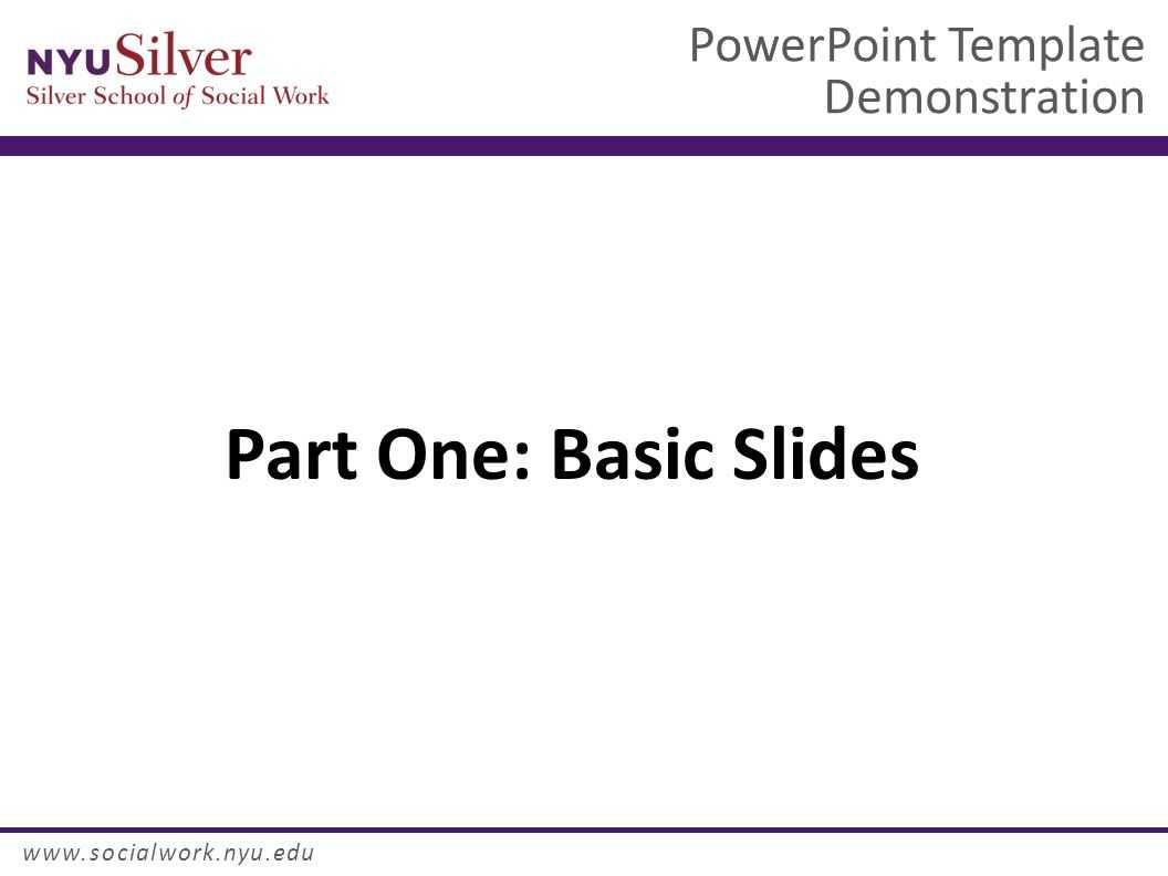 Powerpoint Template Demonstration Dr. John Smith Nyu Silver In Nyu Powerpoint Template