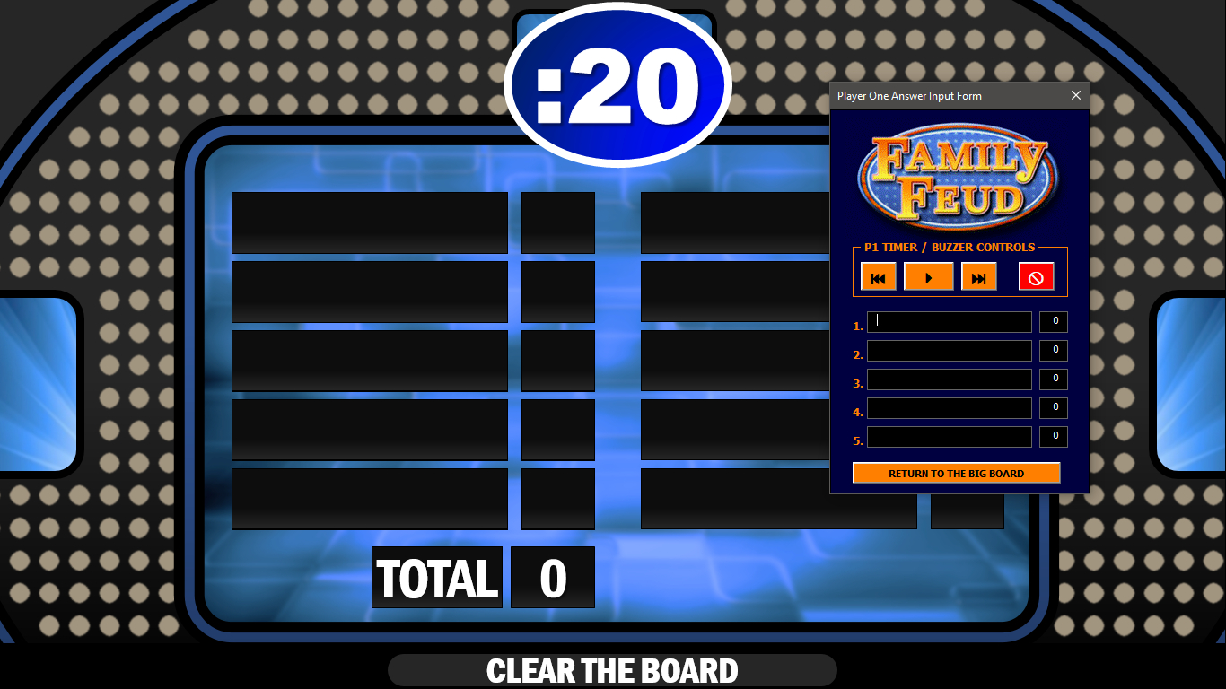 Family Fued Powerpoint Template