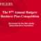 Ppt – The 9 Th Annual Rutgers Business Plan Competition Regarding Rutgers Powerpoint Template