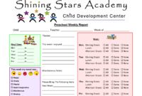 Preschool+Printable+Weekly+Progress+Reports+John+Blog for Preschool Weekly Report Template