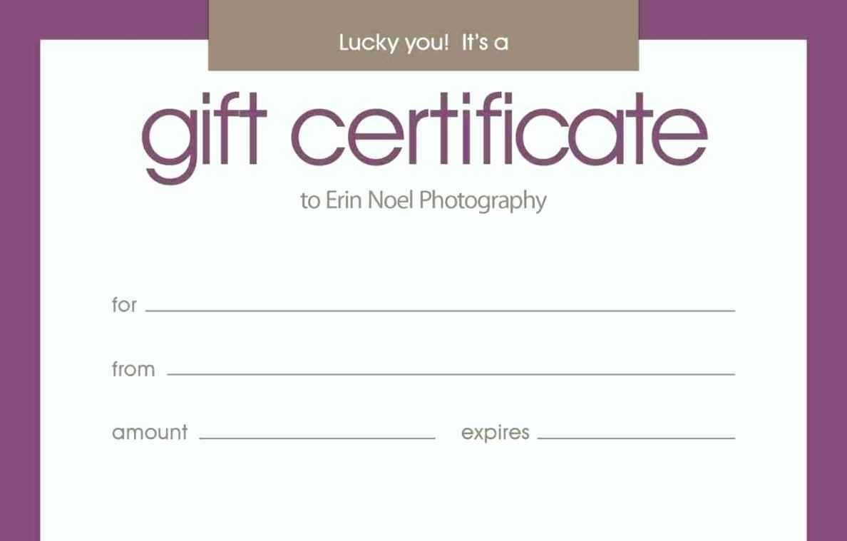 Print Gift Vouchers Online Free | Certificatetemplategift In Tennis Gift Certificate Template