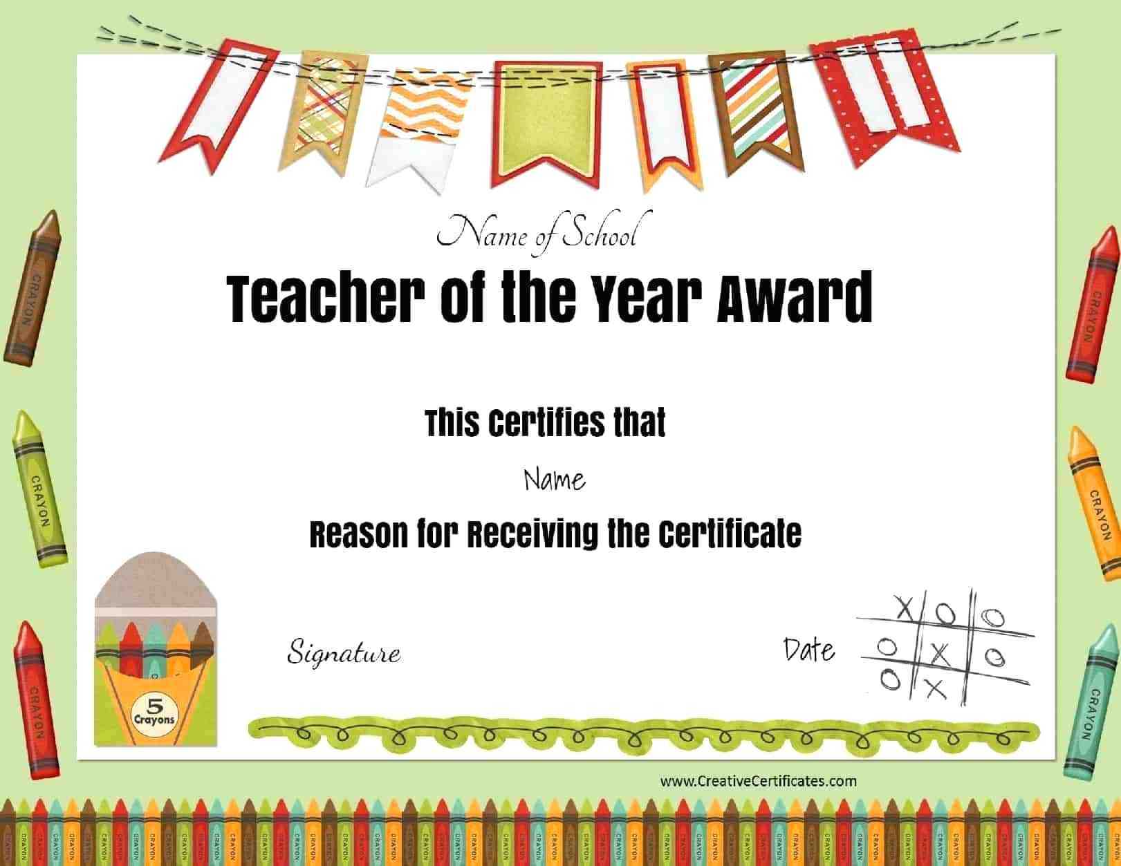 Printable Award Certificates – Bluedotsheet.co Regarding Best Teacher Certificate Templates Free